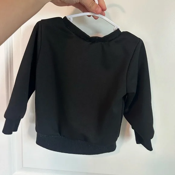 Mama's Boy Black Toddler Sweatshirt Set - Picture 4 of 6